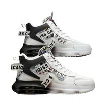 Tênis Esportivos Masculinos Respiráveis Com Estampa Xadrez, Amortecidos Para Corrida, Basquete,