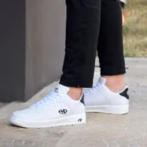 Tênis Estilo Retrô Sneaker Runway Sportwear Masculino