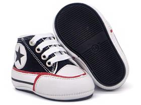 Tênis estrela de cano alto maninhos baby