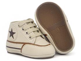 Tênis estrela de cano alto maninhos baby