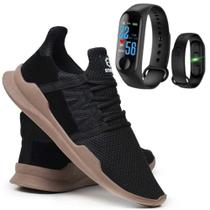 Tênis Ever Caminhada Corrida Macio Confortável Fitness Academia + Pulseira M3 - Ever Way