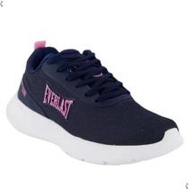 Tênis Everlast Argo Feminino Preto e Rosa e Marinho e Rosa