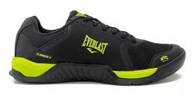 Tênis Everlast Climber 3 Unissex Preto Amarelo Cross Treinos Training Treinos Academia Ajustável