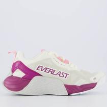 Tênis Everlast Climber Ultra Feminino Bege e Roxo