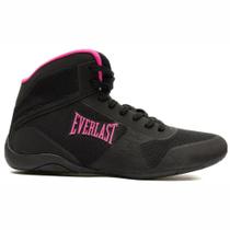 Tênis Everlast Force 2 Feminino Preto Rosa Lutas Academia