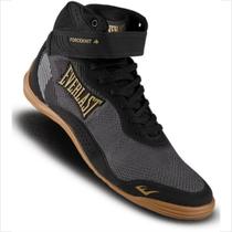 Tênis Everlast Forceknit 4 Botinha Treino Luta Academia Preto Dourado