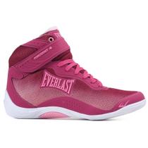 Tênis Everlast Forceknit 4 Feminino Rosa Branco Lutas Gym