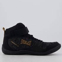 Tênis Everlast Forceknit 6 Preto e Dourado
