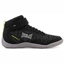 Tênis Everlast Forceknit 6 Unissex Preto Cinza Fight