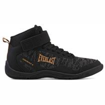 Tênis Everlast Forceknit 6 Unissex Preto Dourado Fight Tênis Everlast Forceknit 6 Unissex Preto Dourado Fight
