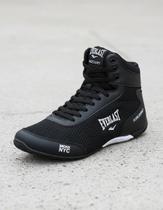 Tênis Everlast Forceknit Ideal para Academia, Boxe e Lutas Preto