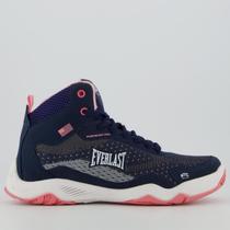 Tênis Everlast Forceknit Pro Feminino Azul Marinho e Rosa