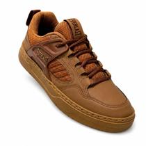Tenis everlast masculino indianapolis sema-279 marrom/dourado 40