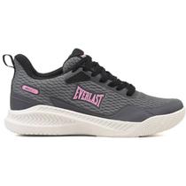 Tênis Everlast Range 3 Feminino Cinza Rosa
