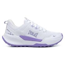 Tênis Everlast Solo Corrida Branco e Lilás - Feminino