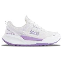 Tênis Everlast Solo Feminino Branco Lilás Treinos Academia Tênis Everlast Solo Feminino Branco Lilás Treinos Academia