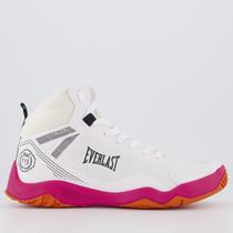 Tênis Everlast Strike 4 Feminino Branco e Rosa Tênis Everlast Strike 4 Feminino Branco e Rosa