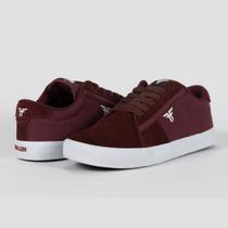 Tênis Fallen Bomber Suede Vulcanizado Burgundy White Tênis Fallen Bomber Suede Vulcanizado Burgundy White