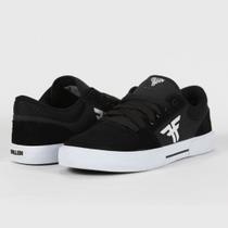 Tênis Fallen Patriot Suede Vulcanizado Black White