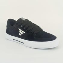Tênis Fallen Patriot Suede Vulcanizado Preto e Branco