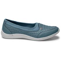 Tênis Fem Casual Kolosh Slip On Almeria Azul C3182-0005