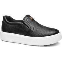 Tênis Fem. Casual Slip On Em Couro Legítimo Pegada 211210