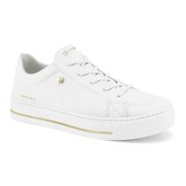 Tênis Fem Ramarim Flatform Move On Branco/Dourado 23-93223 Tênis Fem Ramarim Flatform Move On Branco/Dourado 23-93223