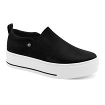 Tênis Fem Ramarim Slip On Flatform Preto/Branco 23-97221