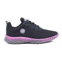 Tênis Feminino Academia Caminhada G2 Leve Macio e Confortável Cor Grafite Rosa Tênis Feminino Academia Caminhada G2 Leve Macio e Confortável Cor Grafite Rosa