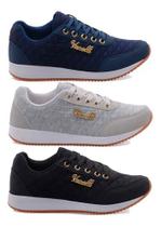 Tênis Feminino Academia Corrida Malhar Caminhar Combo 3 Und