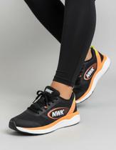 Tênis Feminino Academia Esportivo Corrida Cardio Gym Confort Laranja Treino Tênis Feminino Academia Esportivo Corrida Cardio Gym Confort Laranja Treino