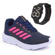 Tênis Feminino Academia Esportivo Corrida + Relógio Digital - It Save