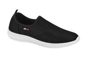 Tênis Feminino Activitta Casual Slip On Preto 34