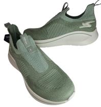 Tênis feminino adrun 10604 sola eva sem cadarço tecido menta e bege