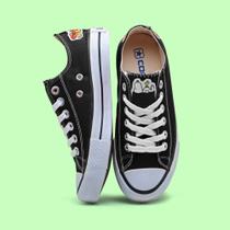 Tenis Feminino All Snoopy Cano Baixo Star Lona Tradicional Lindo 923OxSn