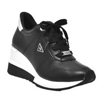 Tênis Feminino Anabela Slip On Plataforma Via Marte Original