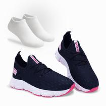 Tênis Feminino Ascension Meia Branca Estilo, Leveza e Conforto em Todos os Momentos