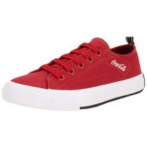 Tênis feminino atlanta canvas coke coca cola cc2384 Tênis feminino atlanta canvas coke coca cola cc2384