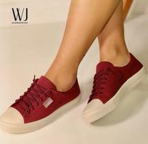 Tênis Feminino Básico Confortável Estilo Clássico Leve