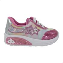 Tênis Feminino Bebê Molekinha Rosa Multi Color