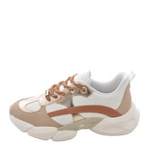 Tênis Feminino Bebecê REF: T1372-504 NAPA FLOATHER-NAPA NOBUCADO-NAPA METAL