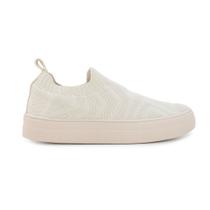 Tênis Feminino Bebecê Slip On Malha Knit Aveia - T2141