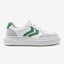 Tênis Feminino Block Branco/Verde Tênis Feminino Block Branco/Verde