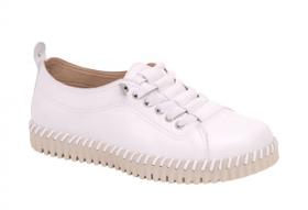 Tenis Feminino Bottero 374102_4 em Couro Branco