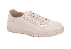 Tenis Feminino Bottero 374103_3 em Couro Off White