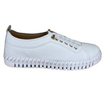 Tênis Feminino Bottero Couro Confort Twister - Branco Tênis Feminino Bottero Couro Confort Twister - Branco