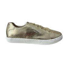 Tênis Feminino Bottero Couro Conforto Flatform 363802 Dourado