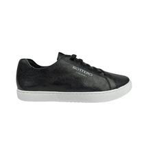 Tênis Feminino Bottero Couro Conforto Flatform 363802 Preto