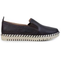 Tênis Feminino Bottero Slip On Couro Marrom - 374112