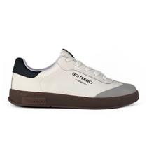 Tênis Feminino Bottero Sneakers Original Branco Cinza Claro Prata